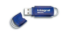 Integral 32GB Courier AES USB флеш накопитель USB тип-A 2.0 Синий INFD32GBCOUAT