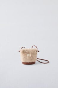 Sheepskin crossbody bag