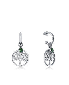 Ювелирные серьги Steel round earrings with pendants 2in1 Kiss 15104E01000
