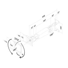 Newstar FPMA-W400 настенное крепление для мониторов 76,2 cm (30