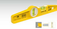 Stabila 17832 - Torpedo level - 0.25 m - Yellow - 0.5 mm/m - Aluminium