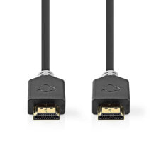 Nedis CVBW35000BK30 - 3 m - HDMI Type A (Standard) - HDMI Type A (Standard) - 48 Gbit/s - Audio Return Channel (ARC) - Anthracite