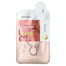 Купить корейские маски для лица Mediheal: Collagen, Nude Gel Beauty Mask, 1 Sheet, 1.05 oz (30 g)