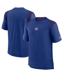 Nike men's Royal New York Giants Sideline Player Uv Performance T-shirt