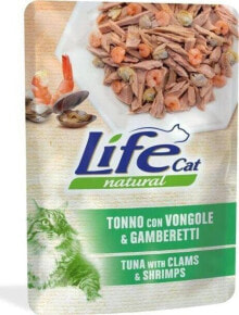 Life Pet Care LIFE CAT sasz.70g TUNA + CLAMS + SHRIMPS /30