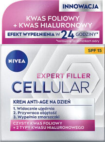 Anti-Aging Tagescreme mit Kollagen und Hyaluronsäure - NIVEA Cellular Anti-Age Skin Rejuvenation Face Day Cream SPF 15