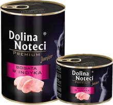 Купить влажные корма для кошек Dolina Noteci: Dolina Noteci Dolina Noteci Premium Kot Junior Bogata w indyka puszka 185g