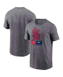 Nike men's Heather Charcoal St. Louis Cardinals 2023 MLB World Tour: London Series T-shirt