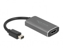 Delock Aktiver mini DisplayPort 1.4 zu HDMI Adapter 8K mit HDR Funktion - Adapter