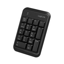 Клавиатуры Клавиатура цифровая беспроводная LogiLink ID0201  Bluetooth Ноутбук Черный