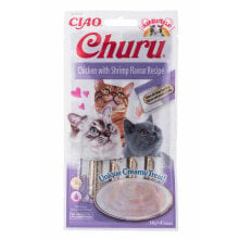 CHURU Chicken With Shrimp Recipe 14G Cat Snack 4 Units