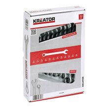 KREATOR KRT500009 6-22 mm Combination Wrench Set 12 Units