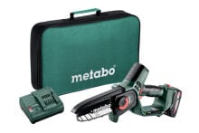 Купить сумки для инструментов Metabo: Metabo Akku-Gehölzsäge MS 18 LTX 15, 18V 1x 2,0 Ah und Ladegerät in Werkzeugtasche