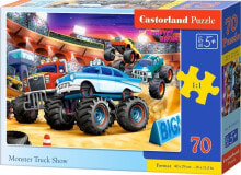 Детские развивающие пазлы Castorland Puzzle 70 Monster Truck Show CASTOR