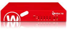 Комплектующие для телекоммуникационных шкафов и стоек watchGuard Firebox T40 аппаратный брандмауэр 3400 Мбит/с WGT40001-EU