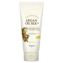 Argan Oil Silk + Hair Mask Pack, 7.05 oz (200 g)