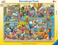 Ravensburger Ravensburger Childrens puzzle animal toy shop (35 pieces, frame puzzle)