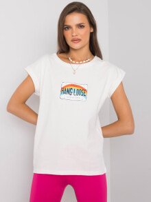 Женская футболка белая с принтом Factory Price