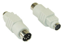 Кабели и разъемы для аудио- и видеотехники inLine 33949 кабельный разъем/переходник 5p DIN PS/2 Белый