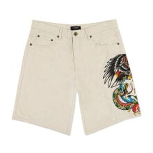 Купить мужские спортивные шорты Ed Hardy: Ed Hardy Battle Skull Skater Short - MEHD8002-2