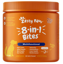 8-in-1 Bites for Dogs, Multifunctional, All Ages, Peanut Butter, 90 Soft Chews, 12.7 oz (360 g)