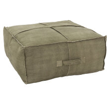 Sitzpouf XXL 90x40x90cm Ocker aus Leinen