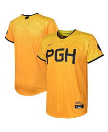 Nike toddler Boys and Girls Gold Pittsburgh Pirates 2023 City Connect Replica jersey