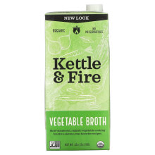 Kettle & Fire, Овощной бульон, 907 г (32 унции)