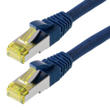 Кабели и разъемы для аудио- и видеотехники Helos S/FTP (PIMF) CAT 6a 30m сетевой кабель Cat6a S/FTP (S-STP) Синий 118086