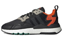 adidas originals Nite Jogger Cordura 复古休闲运动鞋 男女同款 黑橙 / Кроссовки Adidas originals Nite Jogger Cordura EE5549