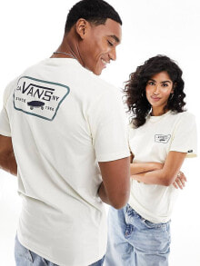 Купить мужские футболки и майки Vans: Vans full patch backprint t-shirt in cream