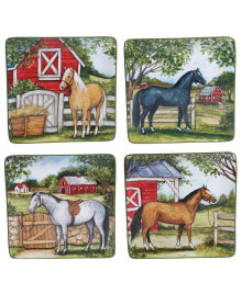 Clover Farm 4-Pc. Dinner Plates asst.