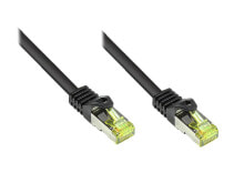 Кабели и разъемы для аудио- и видеотехники Alcasa Cat. 7 S/FTP 15m сетевой кабель Cat7 S/FTP (S-STP) Черный 8070R-150S