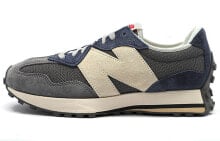 New Balance NB 327 复古 包裹性轻便 低帮 跑步鞋 男女同款 灰藏青色 / Кроссовки New Balance NB 327 MS327MD