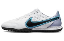 Nike Tiempo Legend 9 Pro TF-人工草地 足球鞋 男款 白蓝 / Кроссовки Nike Tiempo Legend 9 Pro TF- DA1192-146