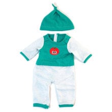 MINILAND Cold Green Pajamas Stripes 38 cm