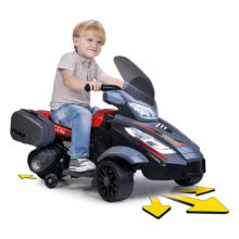 Детские электромобили детский электромотоцикл Feber Tribike Motorspider 12V, 3+