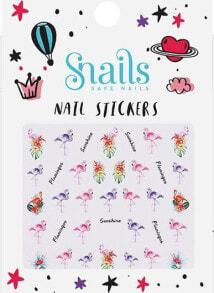 Товары для дизайна ногтей snails Naklejki na paznokcie Flamingos