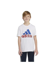 Детские школьные рубашки для мальчиков Adidas (Адидас)