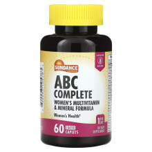 ABC Complete, Women's Multivitamin & Mineral Formula, 60 Coated Caplets