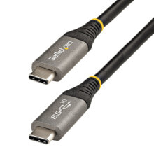 StarTech.com USB31CCV50CM USB кабель 0,5 m USB 3.2 Gen 2 (3.1 Gen 2) USB C Серый, Черный