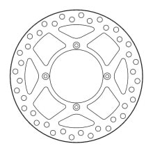 MOTO-MASTER Vintage Kawasaki 110817 Front Brake Disc