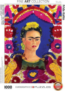 Купить пазлы для детей EUROGRAPHICS: Eurographics Puzzle 1000 Portret Fridy Kahlo z ptakami