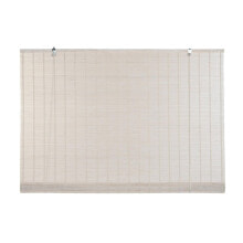 Roller blinds DKD Home Decor Varnished White Bamboo 120 x 2 x 230 cm