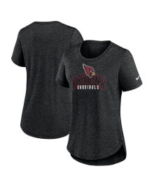 Nike women's Heather Black Arizona Cardinals Fashion Tri-Blend T-shirt
