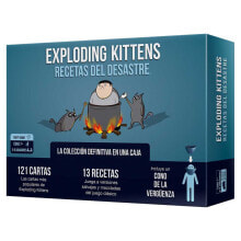 Настольные игры для компании ASMODEE Exploding Kittens Recetas Del Desastre Card Game