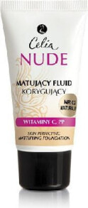 Celia Nude Make-Up Fluid Vitamin C Увлажняющая и матирующая тональная основа 30 мл