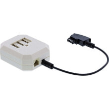Computer connectors and adapters 69905 - TAE-F - TAE NFN - RJ11 - 0.2 m - Beige