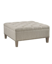 Madison Park lindsey Tufted Square Cocktail Ottoman