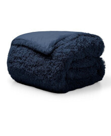 Bare Home shaggy Fleece Full Duvet Cover
